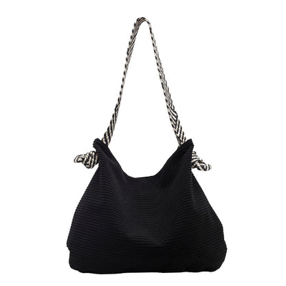 Versatile Fashion Ladies Corduroy Shoulder Bag