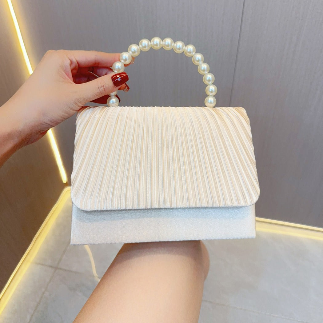 womens fashion pleated evening bag