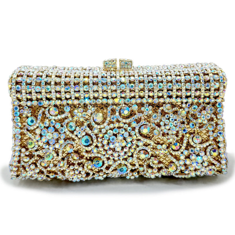 Handmade Spot Drill Dinner Bag Fashion Lady