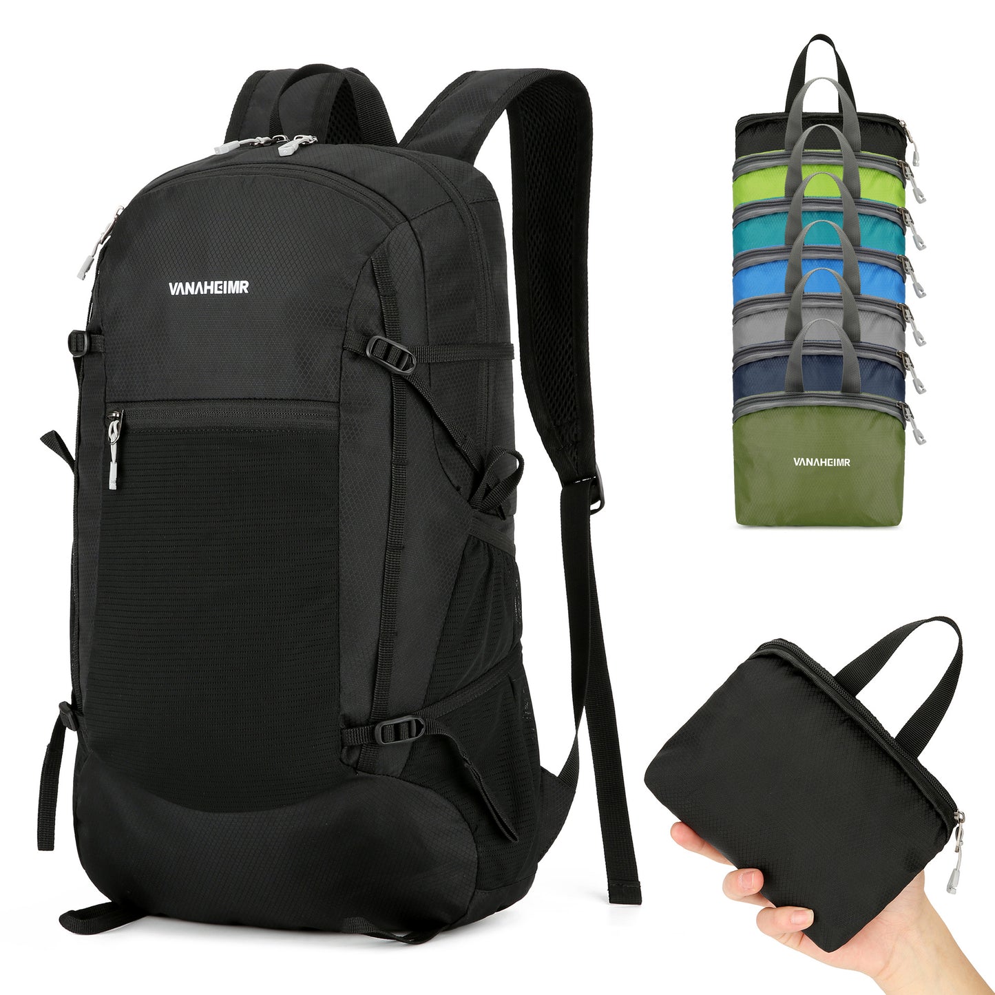 folding multifunctional portable outdoor mountaineering travel waterproof backpack