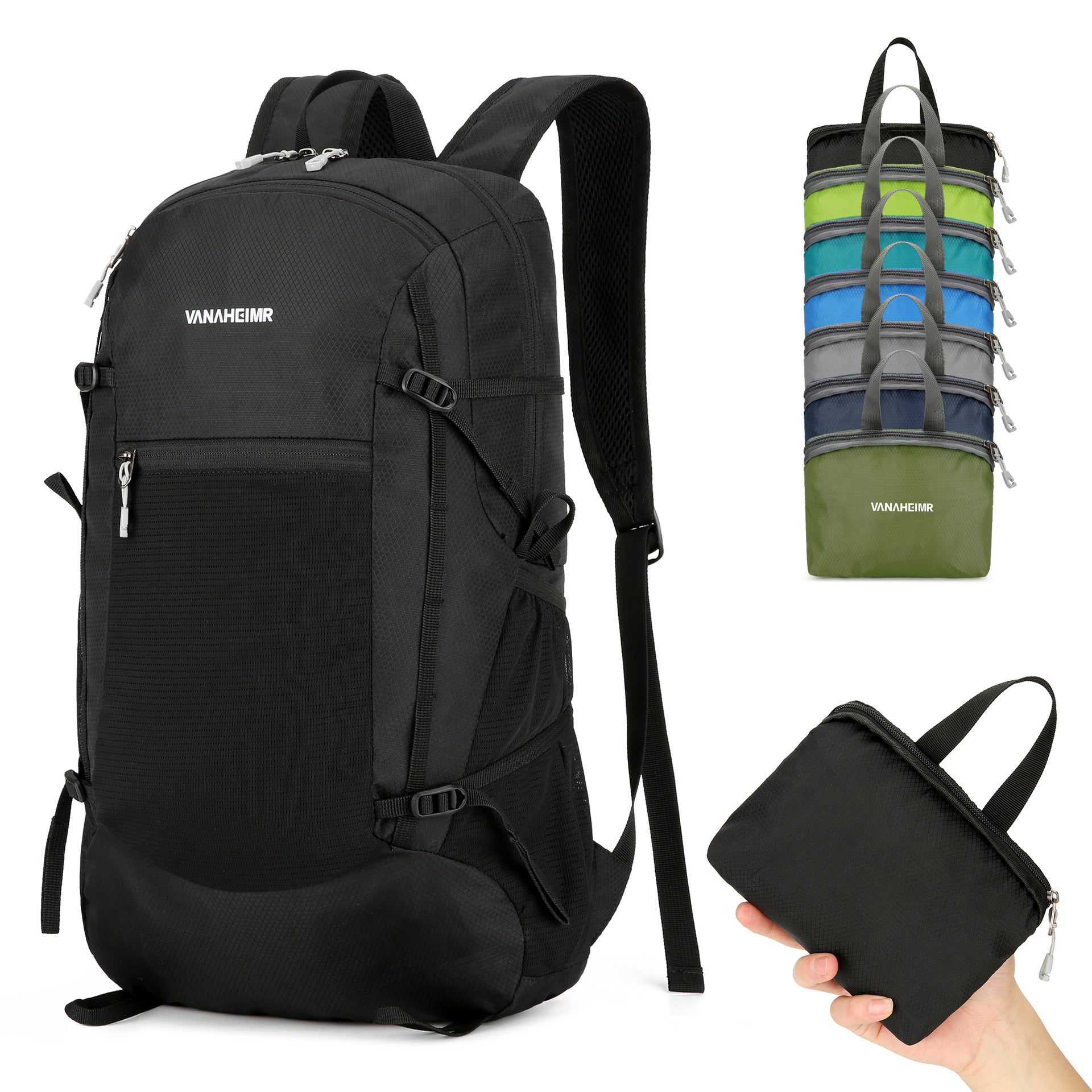 folding multifunctional portable outdoor mountaineering travel waterproof backpack