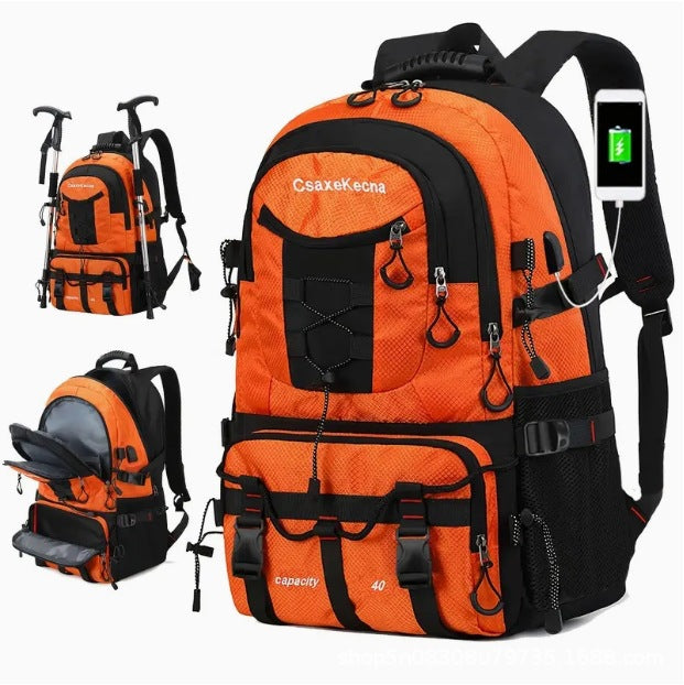 large capacity mens mountaineering backpack travel backpack