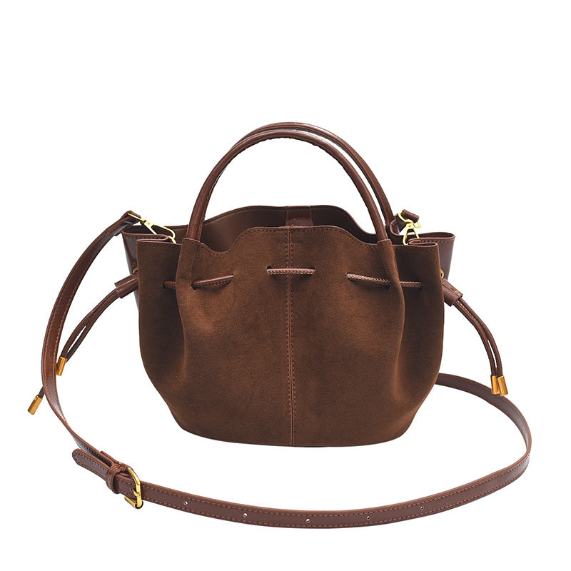 all match commute simple solid color crossbody womens bag