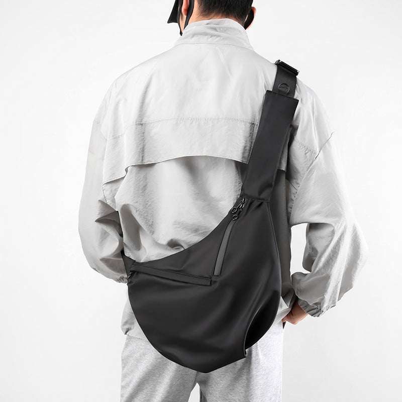 mens all match casual and lightweight large capacity japanese satchel