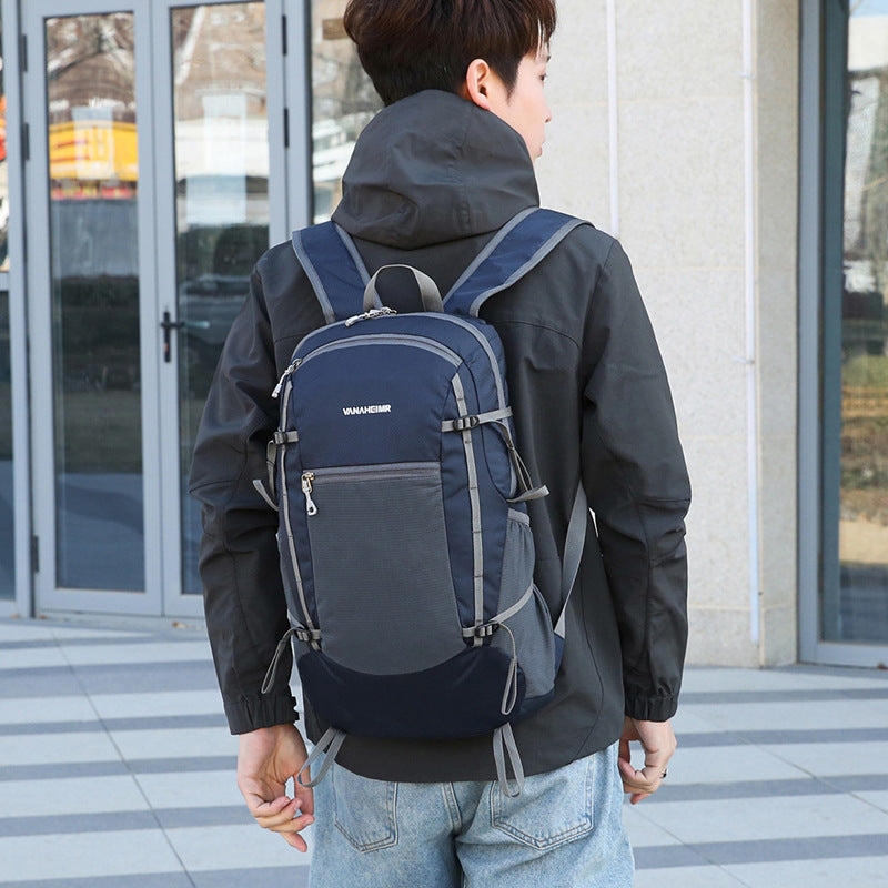 folding multifunctional portable outdoor mountaineering travel waterproof backpack