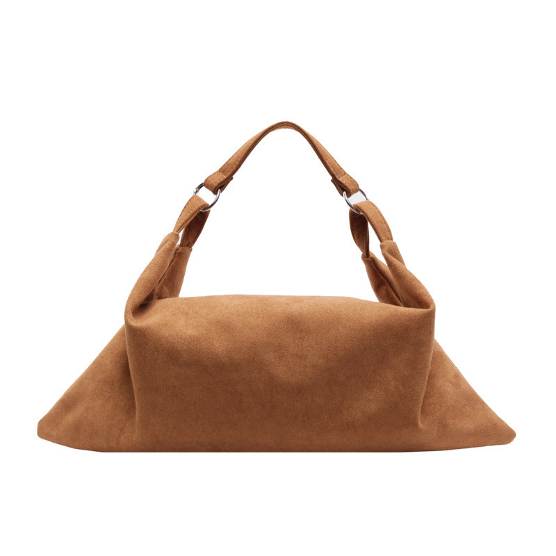 Pu Fabric Portable Shoulder Bag Versatile Simple Messenger Bag