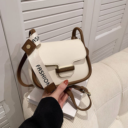 fashion summer contrast color simple casual one shoulder crossboby bag