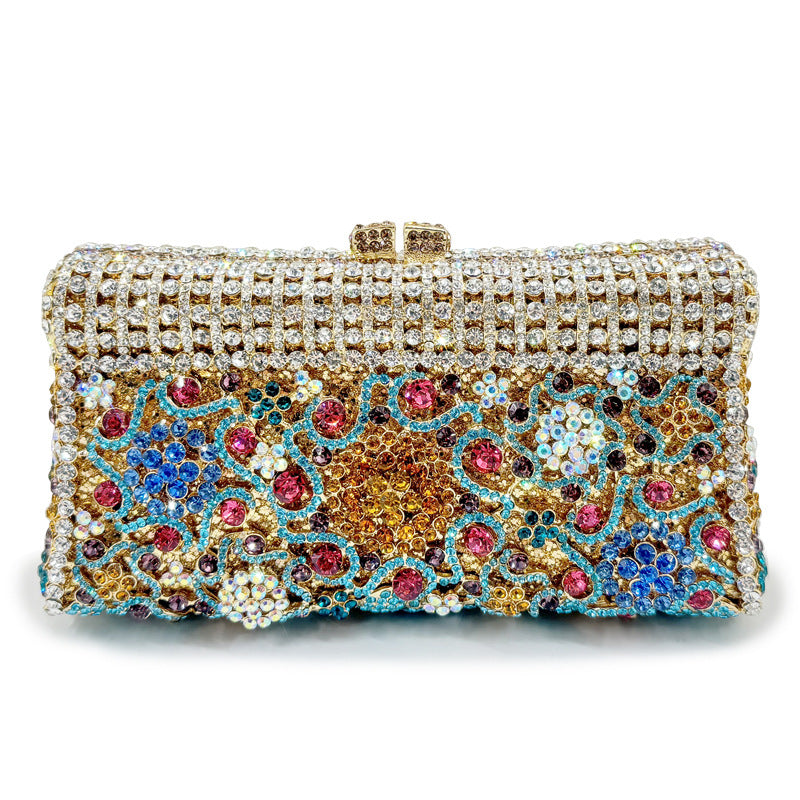 Handmade Spot Drill Dinner Bag Fashion Lady