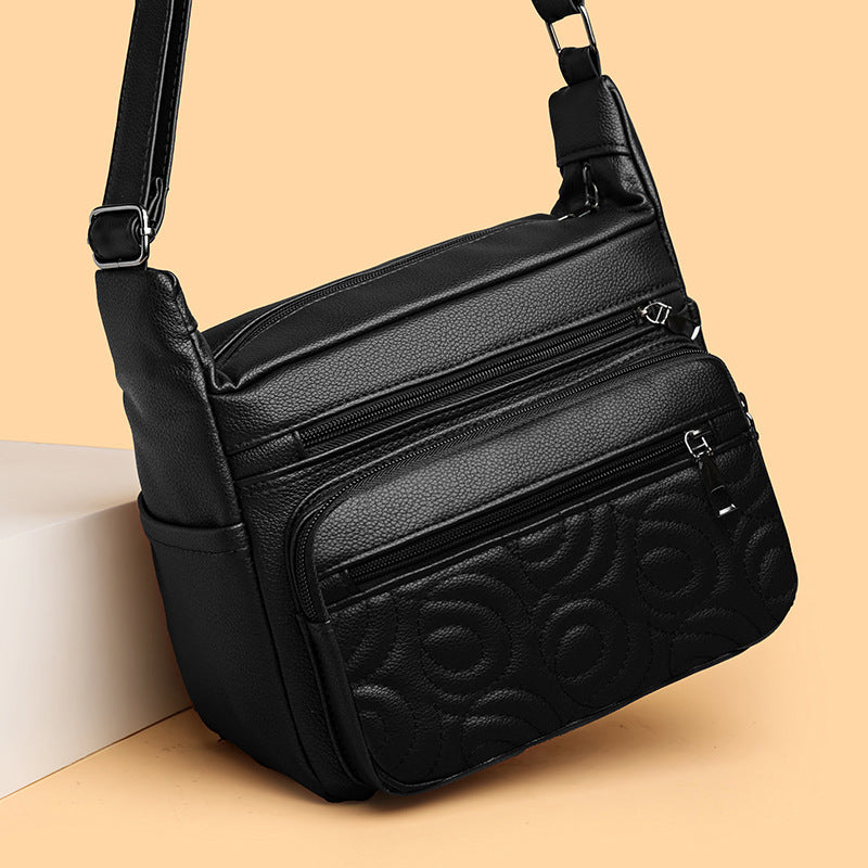 new high grade embossed casual fashion all matching shoulder messenger bag