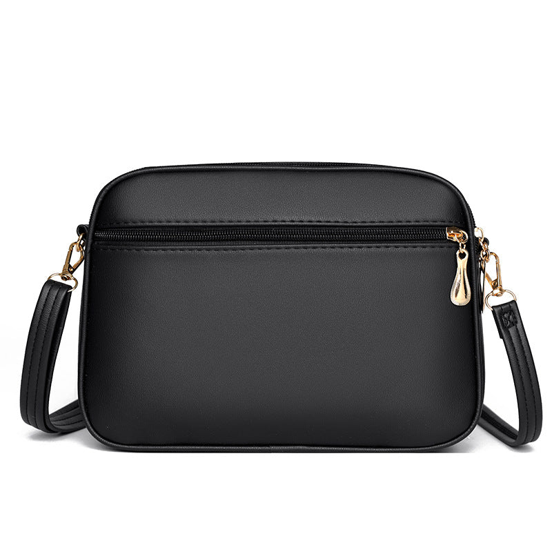spring new simple high grade light luxury all match messenger bag