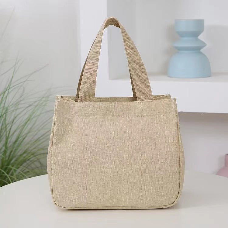 Canvas Handbag Carry Out Storage