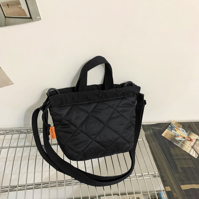 casual bag girls crossbody bag all match advanced sentong qin diamond quilted handbag