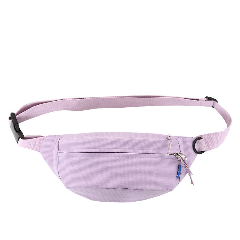 pure color all matching outdoor pocket new shoulder bag