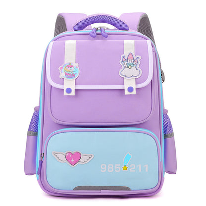 Children's Schoolbag British Style Lightweight And Wear-resistant