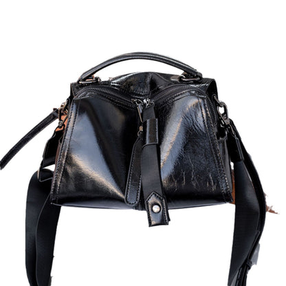 First Layer Oil Wax Cowhide Crossbody Women's Bag Fashionable And Elegant