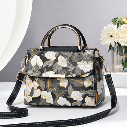 chinese style printed trendy womens shoulder messenger bag