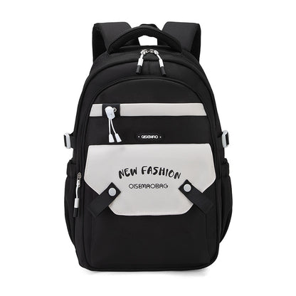 New Student Schoolbag Colorful Contrast Color Schoolbag