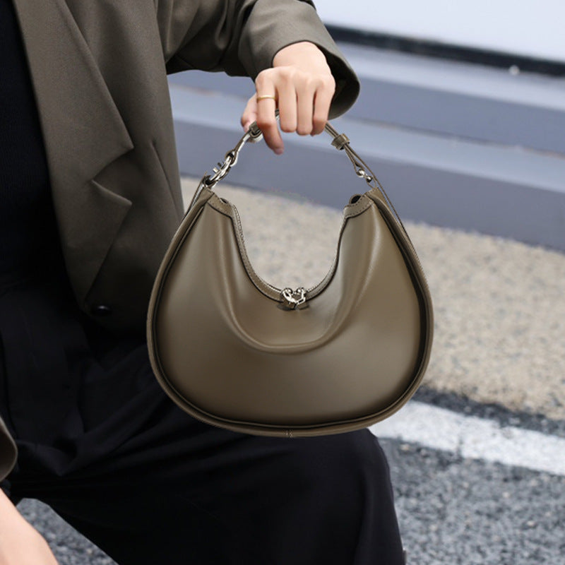 womens leather handbag special interest design high grade