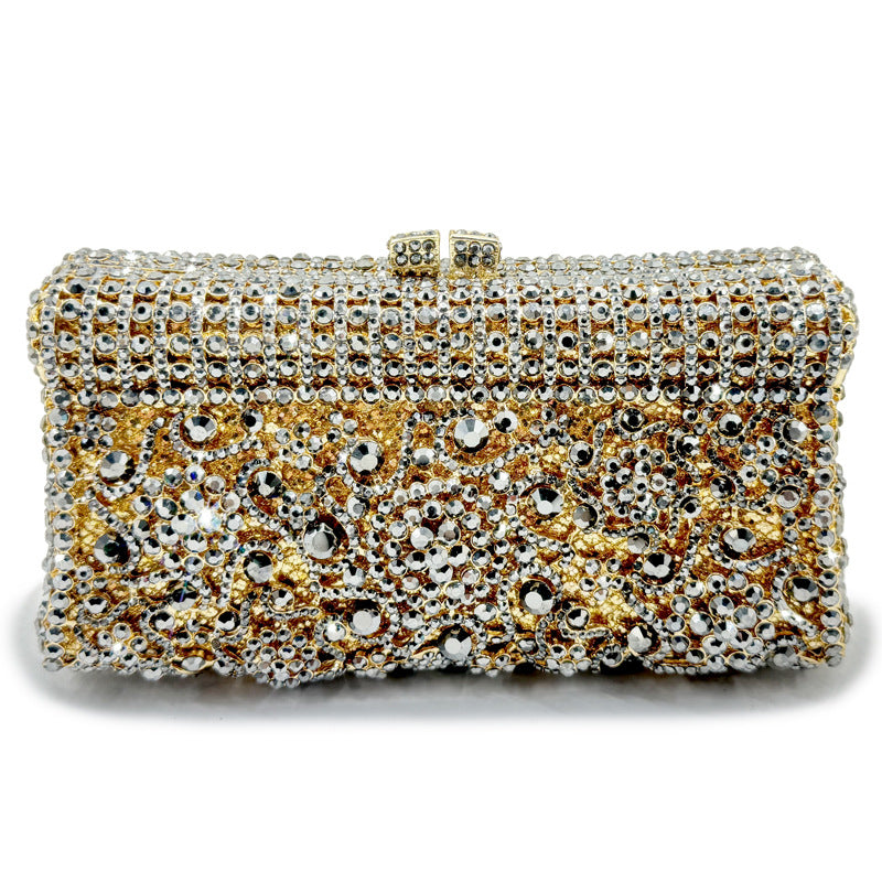Handmade Spot Drill Dinner Bag Fashion Lady