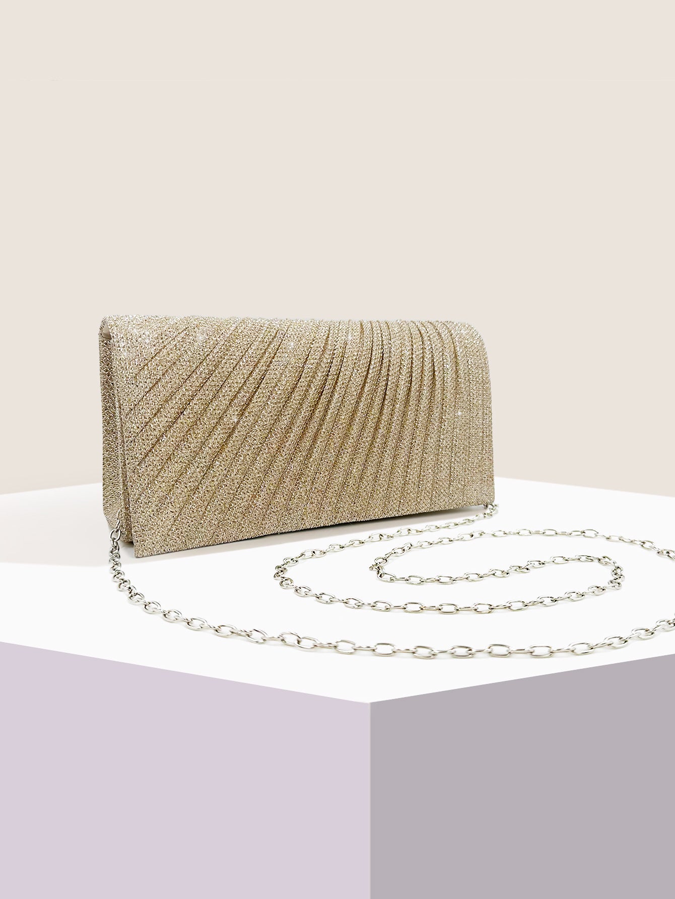 Pleated Party Dinner Bag
