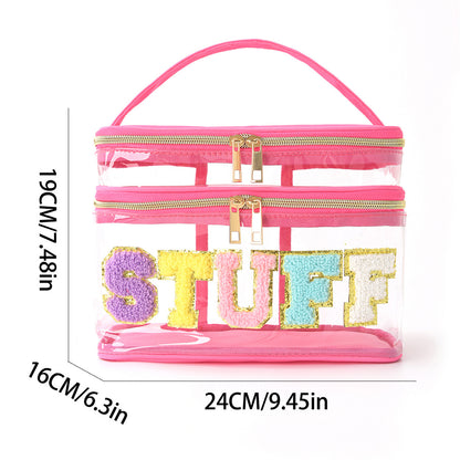 Transparent Cosmetic Bag Storage Toiletry Traveling