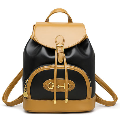 backpack womens fashion all match casual pull belt