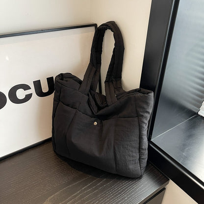 Korean Autumn And Winter Large Capacity Down Single-shoulder Bag