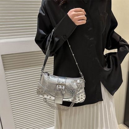 Fashionable Texture Commute Leisure Shoulder Handbag