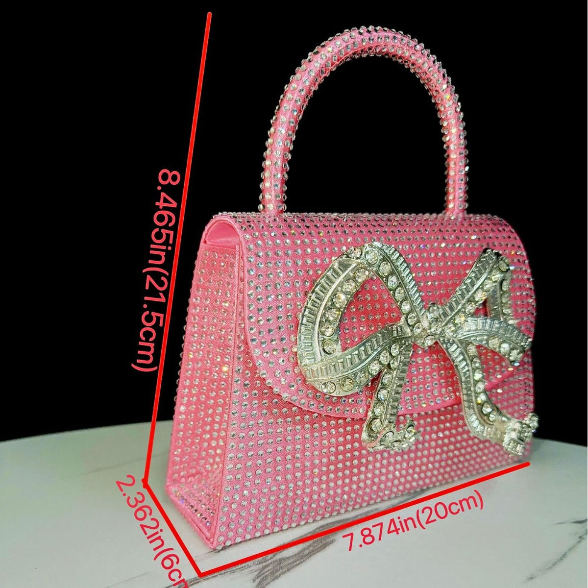 rhinestone banquet full diamond shoulder crossbody womens bag