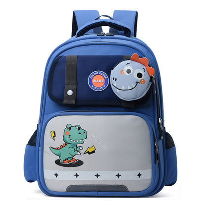 Elementary School Student Schoolbag Large Capacity Spine Protection Lightweight Dinosaur