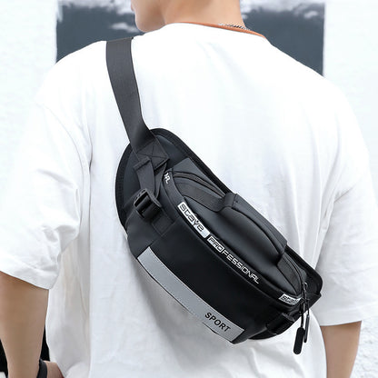reflective waist bags men crossbody bag pack for travel walking running hiking cycling