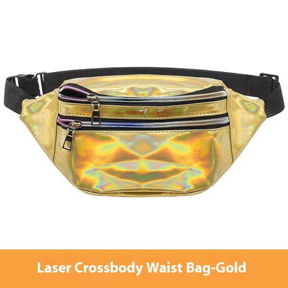 outdoor mens and womens waist pack sports fitness 7 color laser