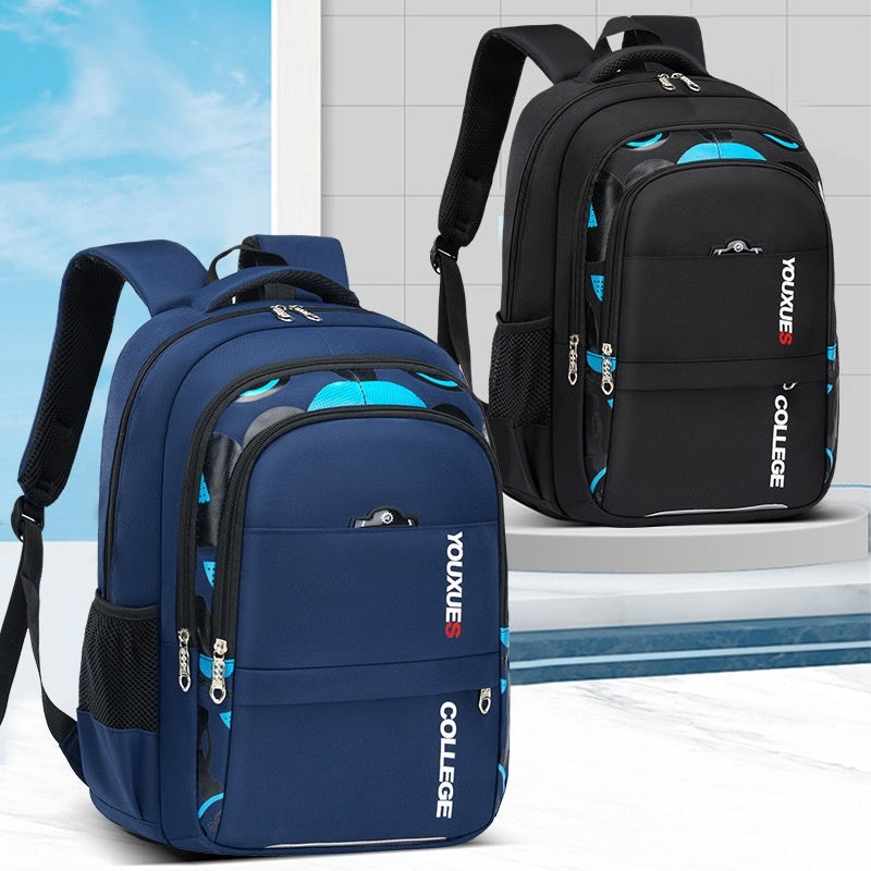 simple waterproof multi compartment large capacity backpack