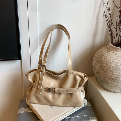 Womens Bag Made From Premium High-end Oil-waxed Leather