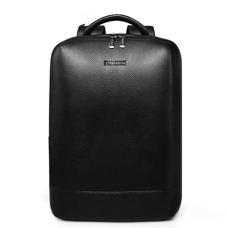 full head cowhide mens backpack