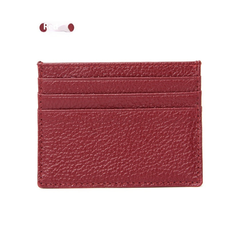 certificate genuine leather bag change credit card first layer cowhide