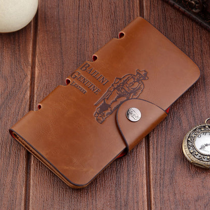 multifunctional dollar bill leather long retro suit bag