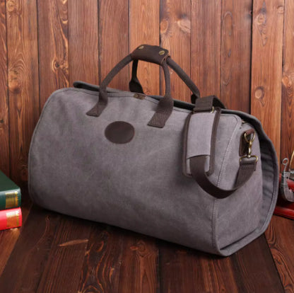 portable clothing canvas duffel bag for travel business trip