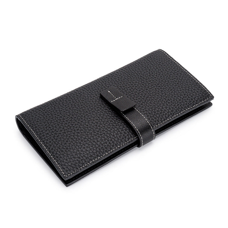 european and american pull belt long ladys wallet