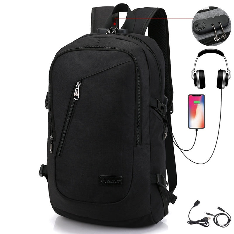 student backpack usb charging teenagers