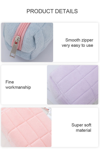 japanese good looking pillow cosmetic bag large capacity storage stationery box