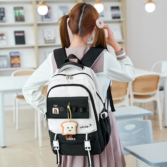 new good looking junior high school student fashion schoolbag