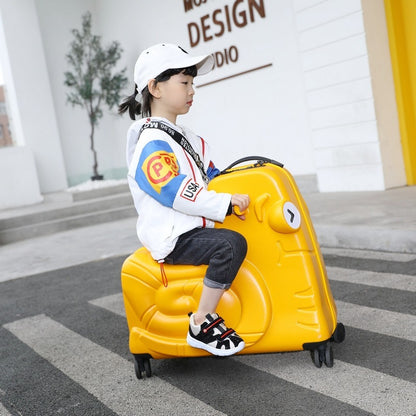 Children Can Sit On The Trolley Ride Suitcase