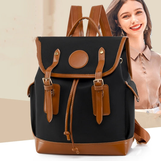 leisure travel backpack korean style advanced contrast color