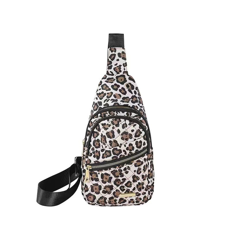 nylon chest bag womens fashion rhombus crossbody bag