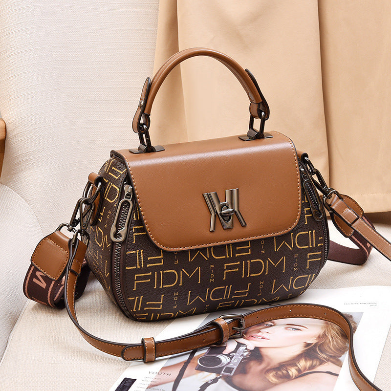 simple shoulder messenger bag trendy large capacity handbag