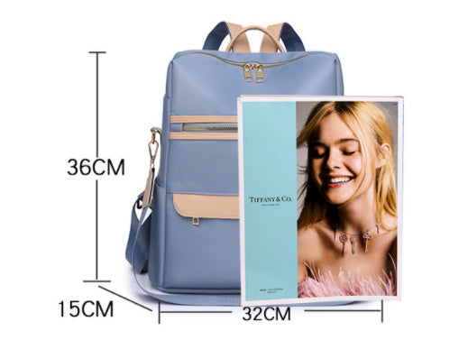 womens fashion casual simple tassel backpack