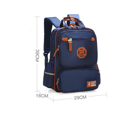 student fashion casual solid color schoolbag