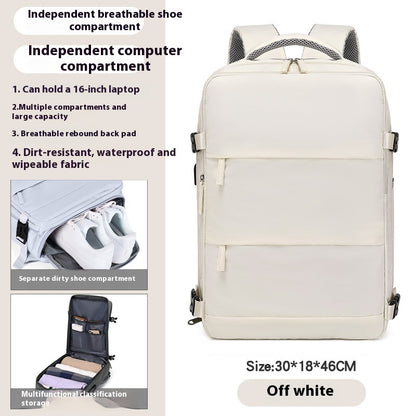 large capacity mens backpack lightweight short trip