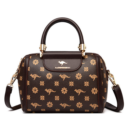 womens fashionable printed shoulder bag